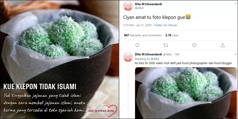 Foto Klepon Dicolong, Pemilik Kaget karena Jadi Viral