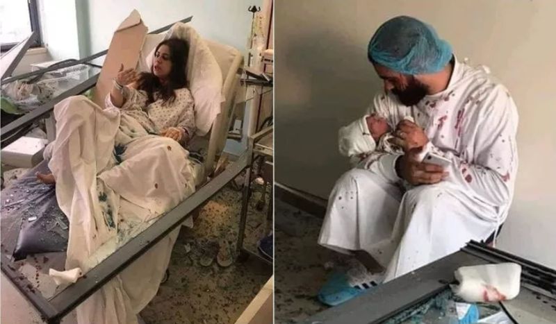 Viral Video Ibu Melahirkan saat Ledakan Beirut, Bikin Terharu