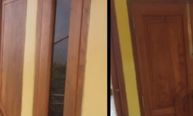 Viral Video Pintu Rumah Mengambang, Warganet: Buat Prank Maling