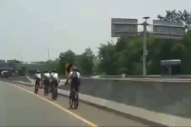 Viral Pesepeda Masuk Tol Jagorawi, Ini Kronologinya