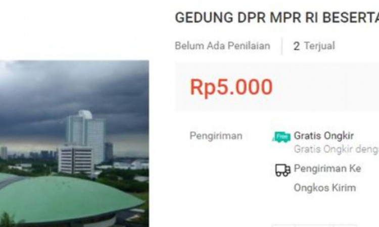 Heboh Gedung DPR Dijual di Situs Online, Sekjen Minta Polisi Tindak Tegas