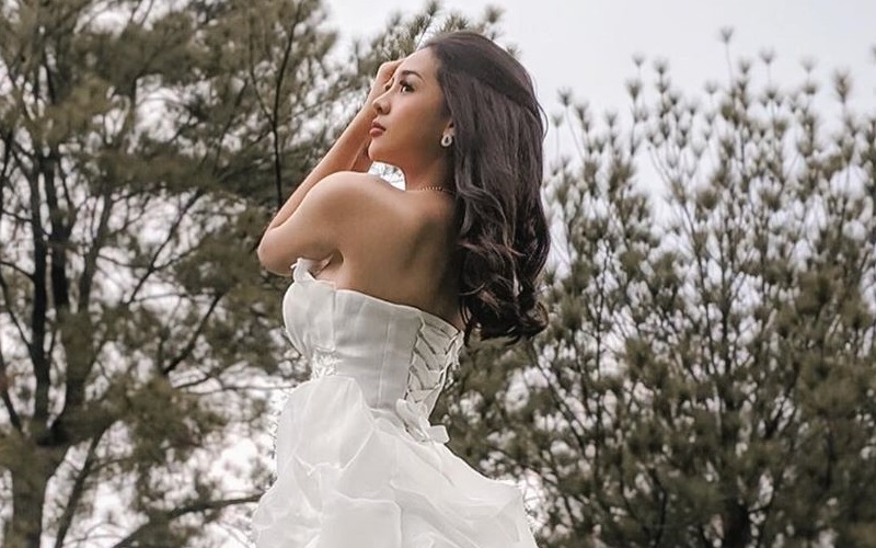 Cantiknya Anya Geraldine Pakai Gaun Pengantin, Netizen Berebut Daftar Jadi Suami