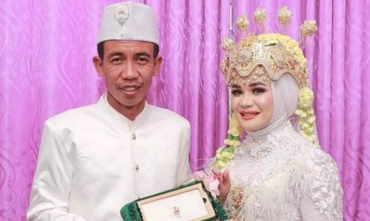 Viral Pengantin Pria di Lombok Timur Mirip Presiden Jokowi