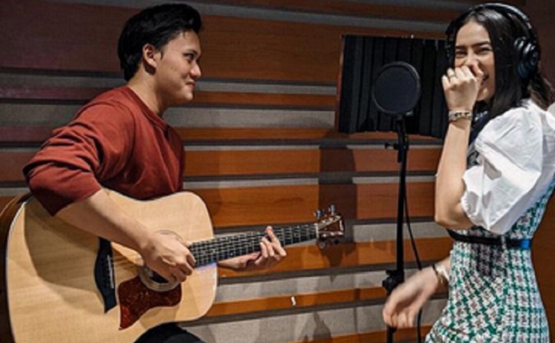 Anya Geraldine Nyanyi Bareng Rizky Febian, Netizen: Semoga berjodoh!