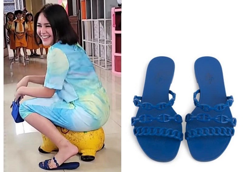 Kecenya Amanda Manopo Pakai Sandal Rp3,8 Juta, Netizen: Uang Jajanku 3 Bulan