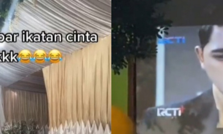 Viral Nobar Sinetron di Hajatan, Bikin Warganet Ngakak