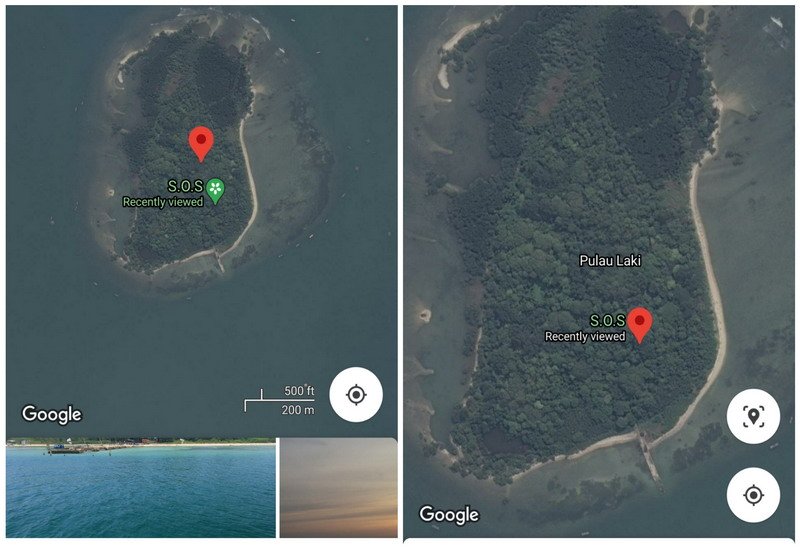 Viral! Tanda SOS Muncul di Atas Pulau Laki, Warganet Ramai Lapor ke Basarnas