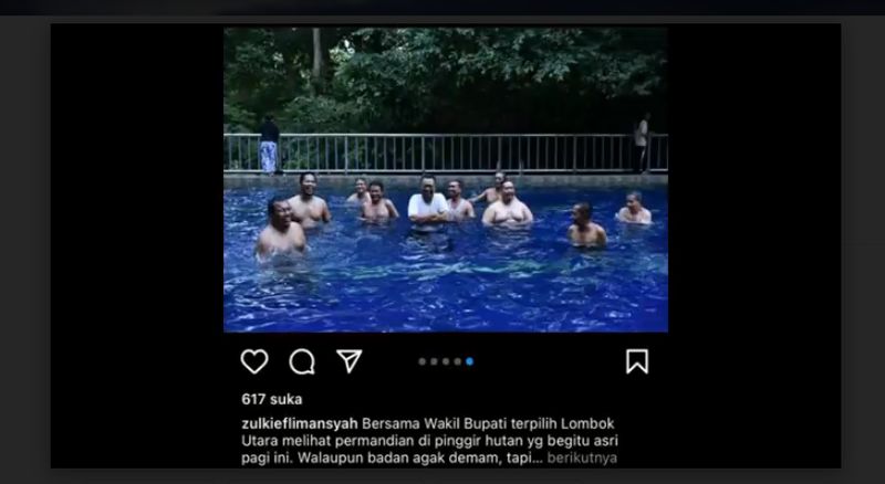 Viral Foto Berenang Bareng Melanggar Prokes Covid-19, Gubernur NTB Minta Maaf