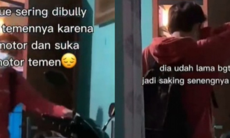 Viral Momen Haru Kakak Belikan Adiknya yang Sering Dibully Sebuah Motor