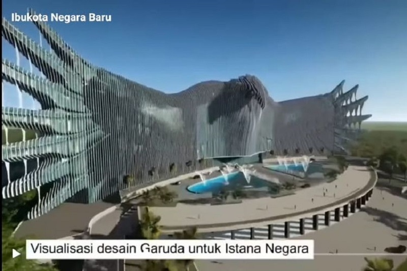 Viral Desain Garuda Istana Negara di Ibu Kota Baru, Netizen: Mending Buat Bayar Utang