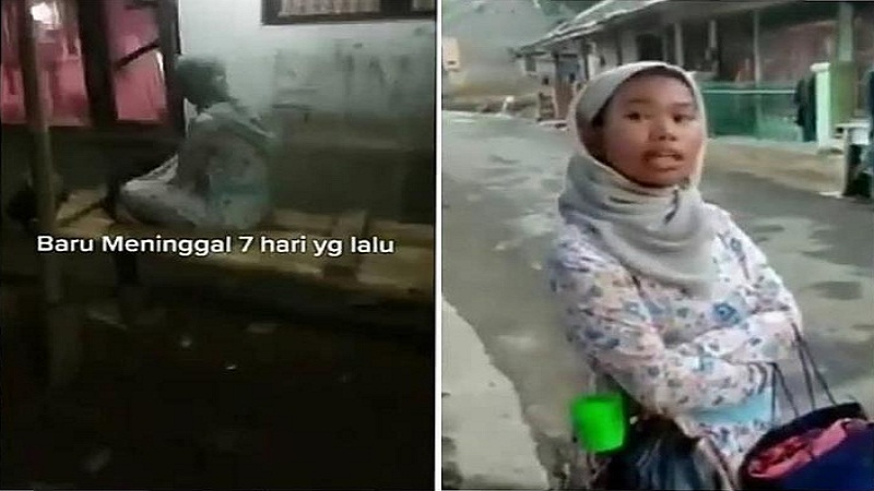 Wanita Depresi Ditinggal Suami Meninggal Dikira Hantu Viral di Media Sosial