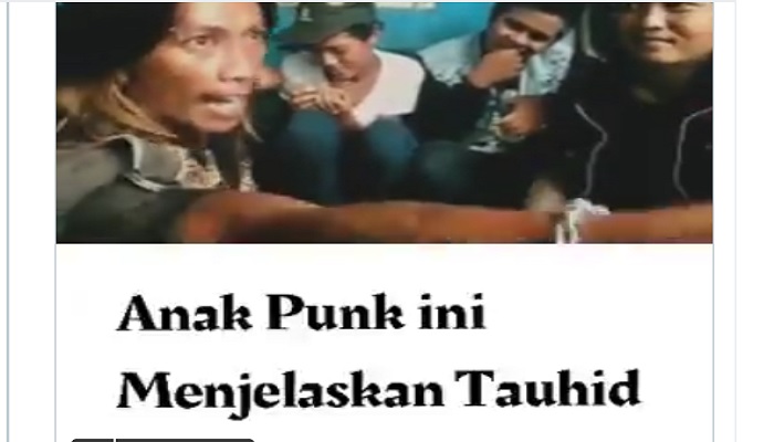 Viral Anak Punk Jelaskan Ilmu Tauhid, Netizen: Keren, Punk Cabang Mana ini?