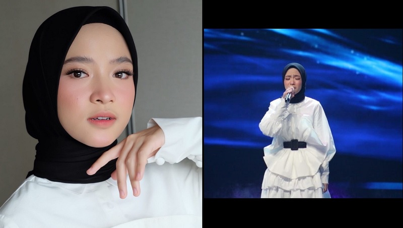 Cantiknya Nissa Sabyan di Voice of Ramadan GTV, Netizen: Pangling Banget