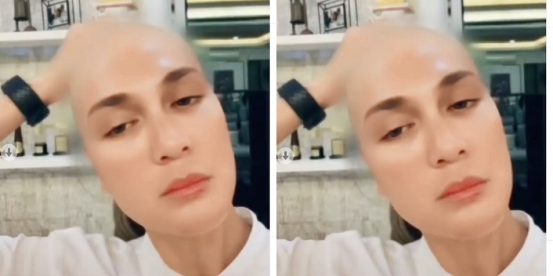 Heboh Penampilan Luna Maya Botak Plontos, Netizen: Duh Gusti