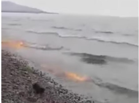 Viral Fenomena Ombak Api di Pantai Kampung Sulteng, Ini Penjelasan LIPI