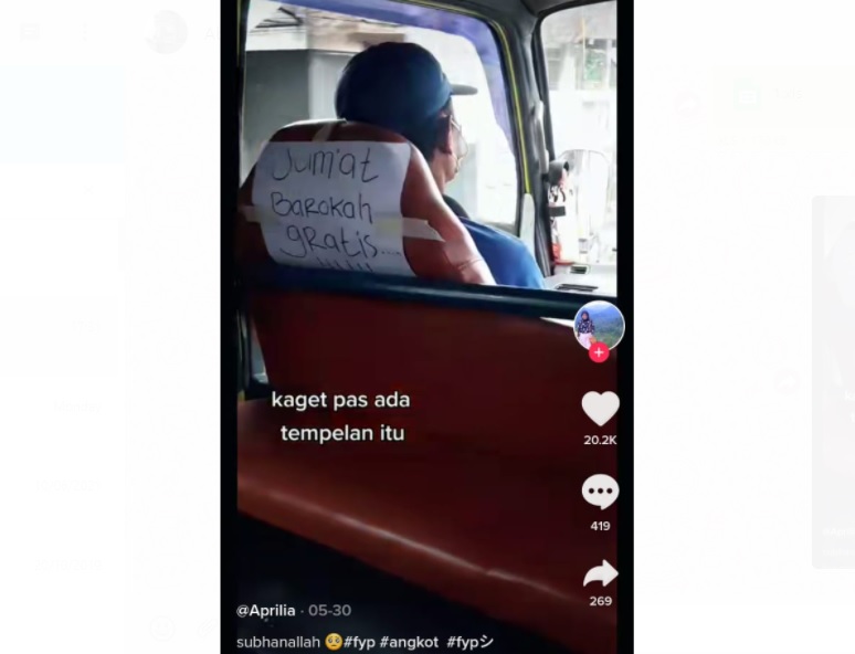 Viral! Sopir Angkot Ini Tolak Ongkos Penumpangnya, Netizen: Definisi Kaya Sesungguhnya