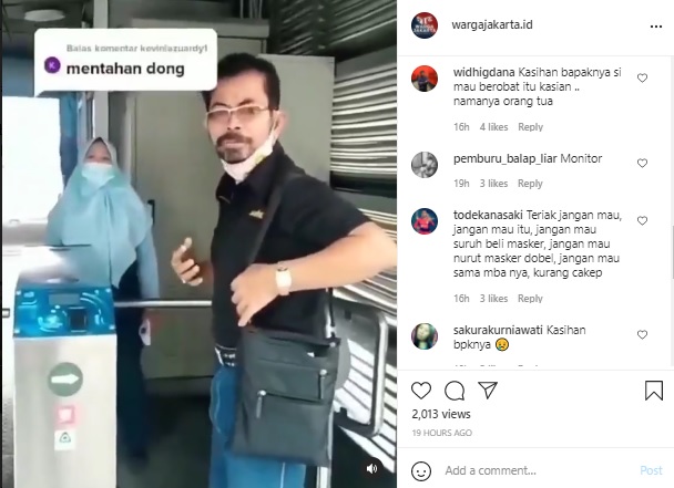 Viral Petugas Transjakarta Rekam Penumpang Sakit, Netizen: Tidak Punya Hati!