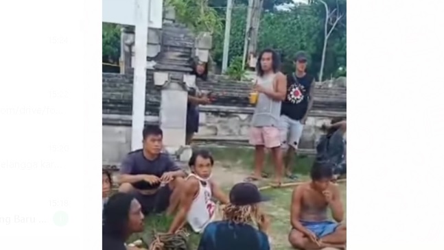 Viral! Warga Bubarkan Kerumunan Massa yang Langgar PPKM Darurat di Bali