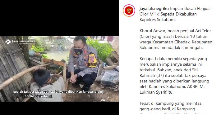 Impian Bocah Penjual Cilor yang Viral Ingin Sepeda Akhirnya Terwujud