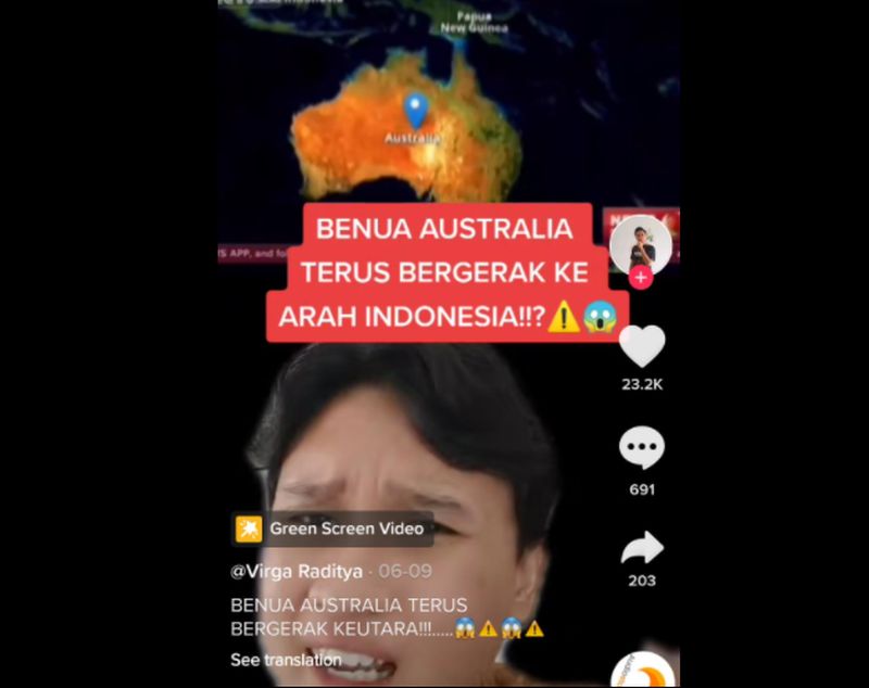 Heboh! Benua Australia Bergeser ke Indonesia Ramai Dibahas di Jagat Maya