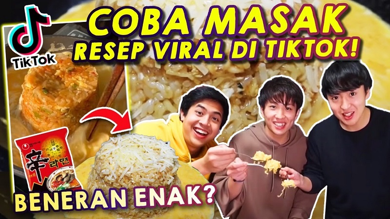 Cara Membuat Menu Viral Volcano Fried Rice Noodle ala Jerome Polin