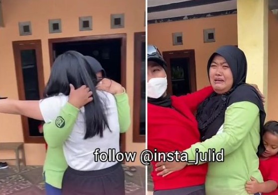 Viral Momen Haru Pertemuan Anak Majikan dan ART Usai Berpisah 14 Tahun