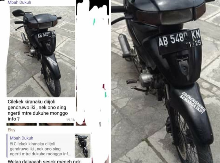 Viral! Pencuri di Sleman Gasak Motor Korban lalu Tinggalkan Motor Miliknya