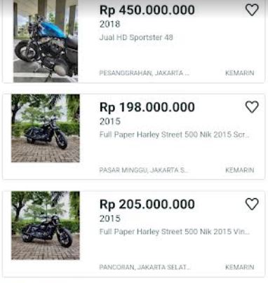 Heboh Motor Harley Davidson Dijual Online Usai Sri Mulyani Minta Klub Moge Pajak Dibubarkan