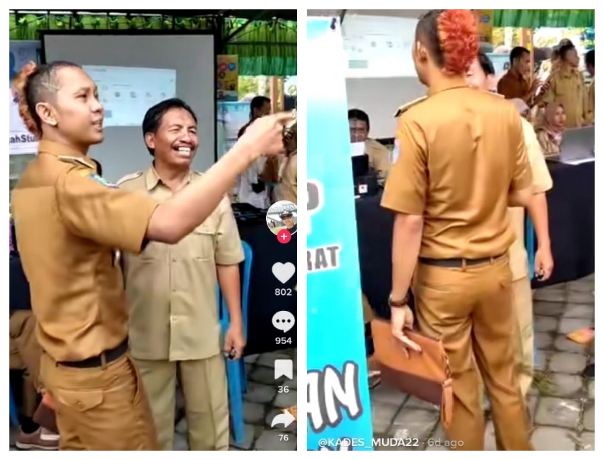 Viral! Kades di Lombok Berpenampilan Nyentrik bak Anak Punk, Ternyata Jago Ngaji