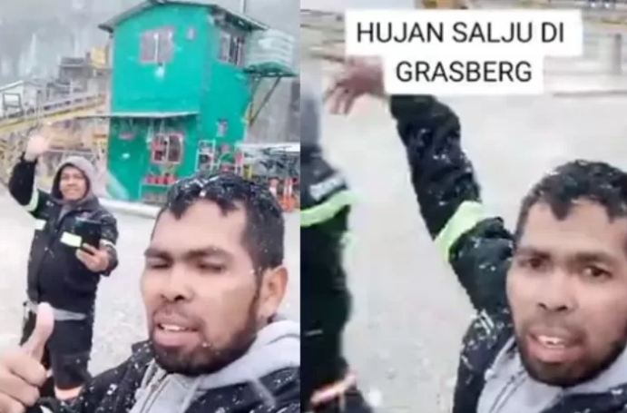 Viral Hujan Salju di Mimika Papua, Begini Penjelasan BMKG