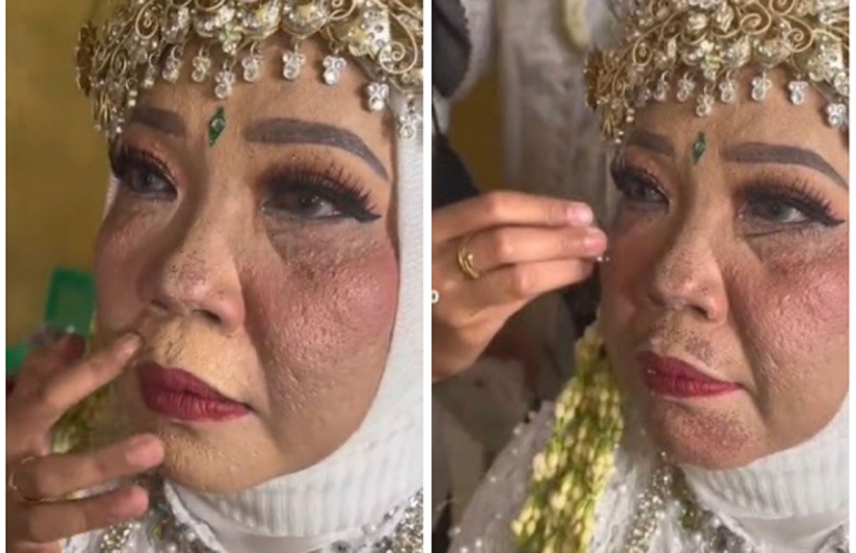 Viral Makeup Pengantin Longsor karena Pakai Krim Dokter, Diatasi MUA Pakai Trik Ini
