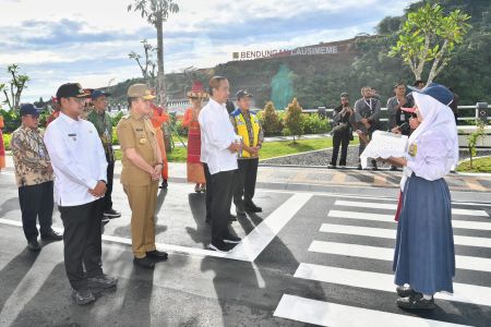 Resmikan Bendungan Lausimeme, Presiden: Bermanfaat Atasi Banjir di Medan dan Deli Serdang